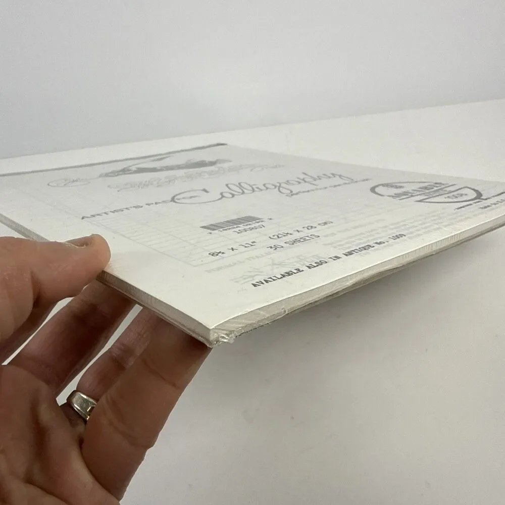 8.5x11 Calligraphy Pad - 30 Sheet Smooth Paper for Beautiful Writing